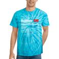 1970's Lemon Labs Quaalude 300 Label Reproduction Nostalgia Premium Tri-Blend Tie-Dye T-Shirts Turquoise Tie-Dye