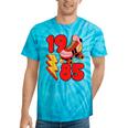 1985 Retro Roller Skate Vintage 80s Nostalgia Collector Tie-Dye T-Shirts Turquoise Tie-Dye