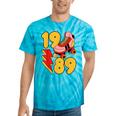 1989 Retro Roller Skate Vintage 80s Nostalgia Collector Tie-Dye T-Shirts Turquoise Tie-Dye