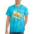 80's 90's Retro Music Party Costume Nostalgia Cassette Tie-Dye T-Shirts Turquoise Tie-Dye