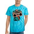 80s 90s Retro Party Costume Nostalgia Boombox Music Hip Hop Tie-Dye T-Shirts Turquoise Tie-Dye