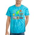 80's Vintage Cassette Tape Nostalgia Mixtape Era 1980s Retro Tie-Dye T-Shirts Turquoise Tie-Dye