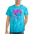 90's Vibe Retro Style Cassette Tape Nostalgia 1990s Party Tie-Dye T-Shirts Turquoise Tie-Dye