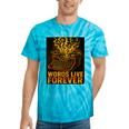 Antiques Collector Writing Retro Nostalgia Curiosity Tie-Dye T-Shirts Turquoise Tie-Dye