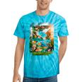 Aqua In The Skies Frutiger Aero Tie-Dye T-Shirts Turquoise Tie-Dye