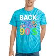 Back To The 90's Mixtape Era Nostalgia Retro 1990 90's Style Premium Tri-Blend Tie-Dye T-Shirts Turquoise Tie-Dye