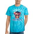 Classic I'm From The 1900s Retro Games Graduating Girl Premium Tie-Dye T-Shirts Turquoise Tie-Dye