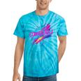 Cowabunga Retro 80s 90s Nostalgia Slang Neon Grunge Art Tie-Dye T-Shirts Turquoise Tie-Dye