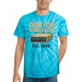 Dial Up Survivor Retro 90s Internet Nostalgia Tie-Dye T-Shirts Turquoise Tie-Dye