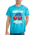 Discipline Arsenal Pinoy Nostalgia Filipino Tsinelas Tie-Dye T-Shirts Turquoise Tie-Dye