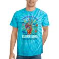 Elder Emo Nostalgia Skeleton Hand Tie-Dye T-Shirts Turquoise Tie-Dye