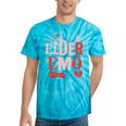 Elder Emo Retro Punk Typography Nostalgia Tie-Dye T-Shirts Turquoise Tie-Dye