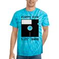 Floppy Disk Computer Nostalgia Fun PC Enthusiast History Tie-Dye T-Shirts Turquoise Tie-Dye