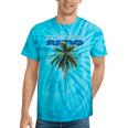 Frutiger Aero Palm Tree Y2k Aesthetic 2000s Trend Tie-Dye T-Shirts Turquoise Tie-Dye