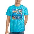 Frutiger Aero Retro Vibes Y2K Retro Grunge Tie-Dye T-Shirts Turquoise Tie-Dye