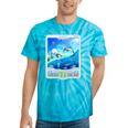 Frutiger Aero Skeuomorphism User Interface Nostalgia Premium Tri-Blend Tie-Dye T-Shirts Turquoise Tie-Dye