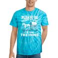 Heartwarming Wagon Please Be Patient I'm From The 1900s Premium Tie-Dye T-Shirts Turquoise Tie-Dye