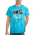 I’m This Old Retro Tech Nostalgia For 70s 80s Premium Tri-Blend Tie-Dye T-Shirts Turquoise Tie-Dye