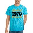 Limited 1970 Edition Retro Vintage 70s Nostalgia Premium Tie-Dye T-Shirts Turquoise Tie-Dye