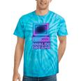 Lofi Reverie Analog Dreams Pixel 90s Desktop VHS Nostalgia Tie-Dye T-Shirts Turquoise Tie-Dye