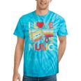 I Love 70's Music Retro Style Nostalgia Cassette 1970s Party Tie-Dye T-Shirts Turquoise Tie-Dye