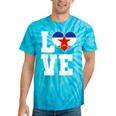 Love Yugoslavia Proud Yugoslav Nostalgia Tie-Dye T-Shirts Turquoise Tie-Dye