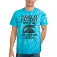 Please Be Patient With Me I'm From The 1900s Funny Premium Tri-Blend Tie-Dye T-Shirts Turquoise Tie-Dye