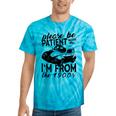 Please Be Patient With Me I'm From The 1900s Vintage Classic Premium Tri-Blend Tie-Dye T-Shirts Turquoise Tie-Dye