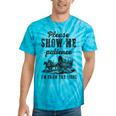 Please Show Me Patience I'm From The 1900s Vintage Horse Tie-Dye T-Shirts Turquoise Tie-Dye