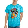 Retro 90s Boombox Nostalgia Party For Music Lovers Men Women Tie-Dye T-Shirts Turquoise Tie-Dye
