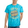 Retro Cassette Never Forget Nostalgia Vintage Tie-Dye T-Shirts Turquoise Tie-Dye