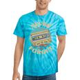Retro Cassette Never Forget Nostalgia Vintage Tie-Dye T-Shirts Turquoise Tie-Dye