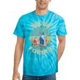 Retro Cassette Player Never Forget Nostalgia Vintage Tie-Dye T-Shirts Turquoise Tie-Dye