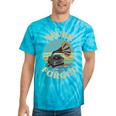 Retro Grammophone Never Forget Nostalgia Vintage Tie-Dye T-Shirts Turquoise Tie-Dye