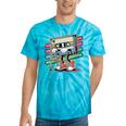 Retro Old Cassette Tape Cartoon With Walker Nostalgia Tie-Dye T-Shirts Turquoise Tie-Dye