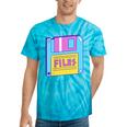 Retro TechnologyOld School Floppy Nostalgia 90s Generation Tie-Dye T-Shirts Turquoise Tie-Dye