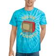 Retro TV Never Forget Nostalgia Vintage Tie-Dye T-Shirts Turquoise Tie-Dye