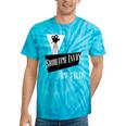 Showtime Every Moment Cinema Nostalgia Film Buff Humor Tie-Dye T-Shirts Turquoise Tie-Dye
