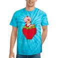Strawberry Shortcake Sitting On Strawberry Retro Nostalgia Tie-Dye T-Shirts Turquoise Tie-Dye