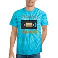 VHS Cassette Tape Retro 80s 90s Nostalgia Premium Tie-Dye T-Shirts Turquoise Tie-Dye