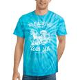 Vintage Horse Please Be Patient With Me I'm From The 1900s Premium Tie-Dye T-Shirts Turquoise Tie-Dye