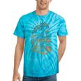 Vintage Locomotive Nostalgia Railroad Stars Tie-Dye T-Shirts Turquoise Tie-Dye