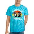 Vintage Retro Classically Trained Video Game 90s Nostalgia Tie-Dye T-Shirts Turquoise Tie-Dye