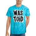 Wastoid 80s Slang Retro Teen Quote Gen X Nostalgia Tie-Dye T-Shirts Turquoise Tie-Dye