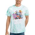 80's Cartoon Heroes Apparel For Retro Nostalgia Fans Tie-Dye T-Shirts Mint Tie-Dye