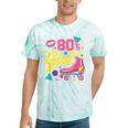 80's Girl Roller Skates Skating Eighties 1980s Nostalgia Tie-Dye T-Shirts Mint Tie-Dye