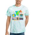 80's Vintage Cassette Tape Nostalgia Mixtape Era 1980s Retro Tie-Dye T-Shirts Mint Tie-Dye
