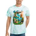 Aqua In The Skies Frutiger Aero Tie-Dye T-Shirts Mint Tie-Dye