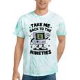 Take Me Back To The Nineties 90's Retro Gamer Nostalgia Tie-Dye T-Shirts Mint Tie-Dye