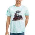 Classic Steam Train Enthusiasts Nostalgia For Train Lovers Tie-Dye T-Shirts Mint Tie-Dye